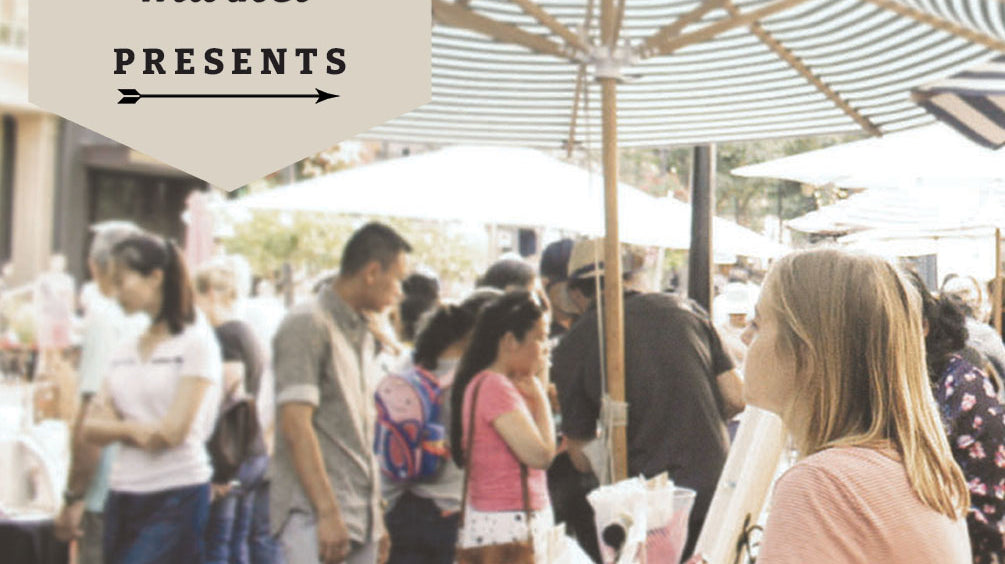 Makers Market Event Poster - Oct 9th 11am-5pm Santana Row, San Jose