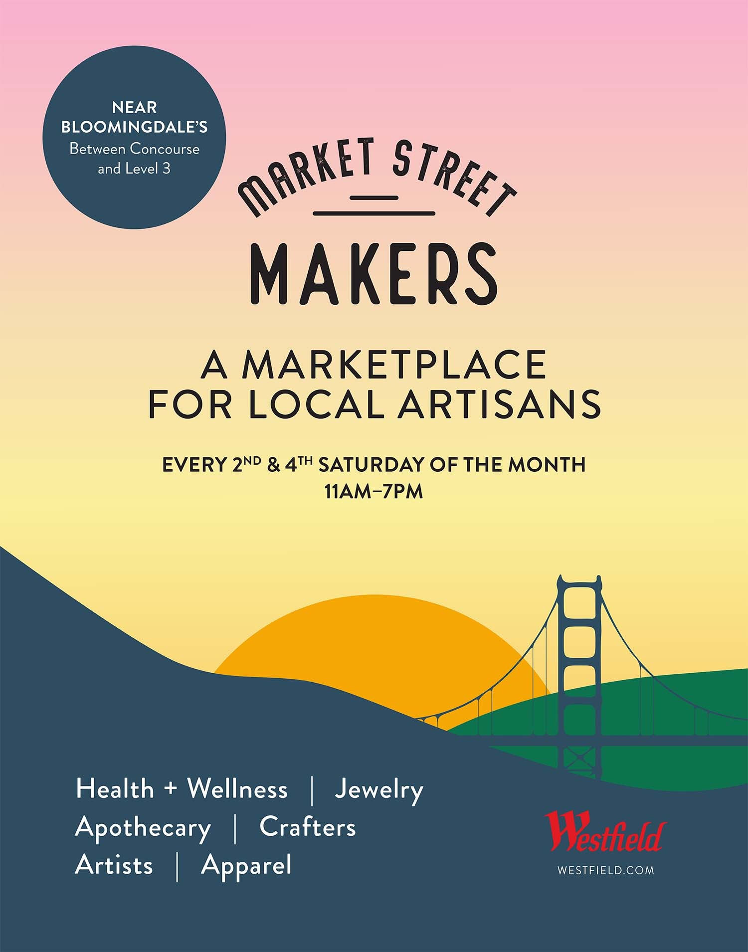 Joins Us This Saturday 4/24 at Westfield San Francisco